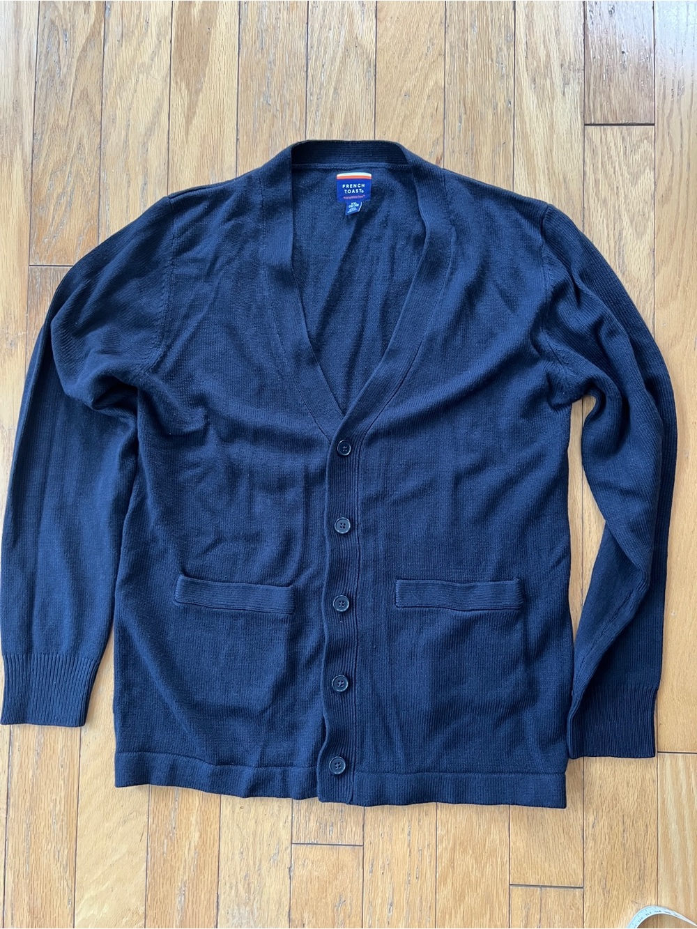French Toast Women’s Dark Navy Button Cardigan